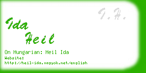 ida heil business card